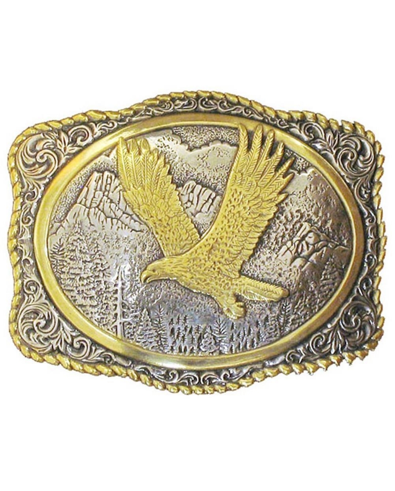 Crumrine Buckles® Vintage Rectangle Eagle Buckle - Fort Brands