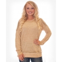 Cowgirl Tuff® Ladies' Buttercream Cold Shoulder Top