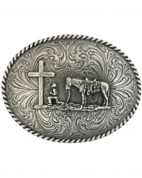 Montana Silversmiths® Praying Cowboy Buckle