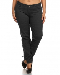 Younique® Ladies' Curvy Black Skinny Jeans