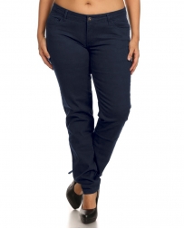 Younique® Ladies' Curvy Navy Skinny Jeans