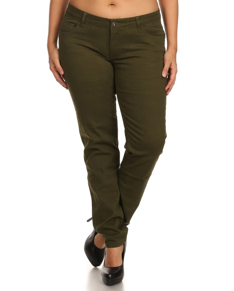 olive skinny jeans