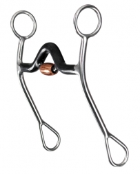 Junior Cutter - ½" Sweet Iron Medium Port Bit with Copper Roller