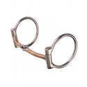 " Smooth Copper Snaffle Bit