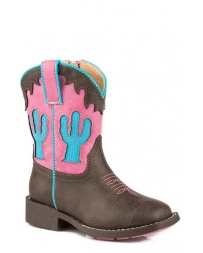 Roper® Girls' Toddler Cactus Boots