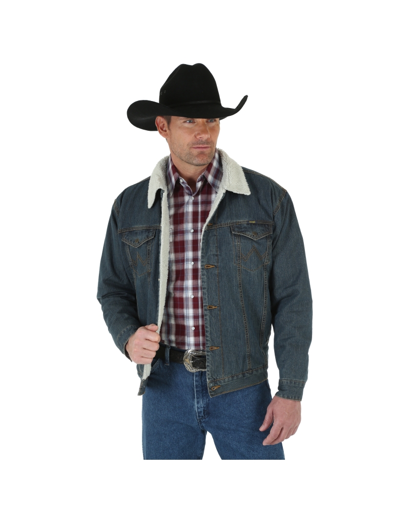 Wrangler Men s Traditional Sherpa Jacket Fort Brands
