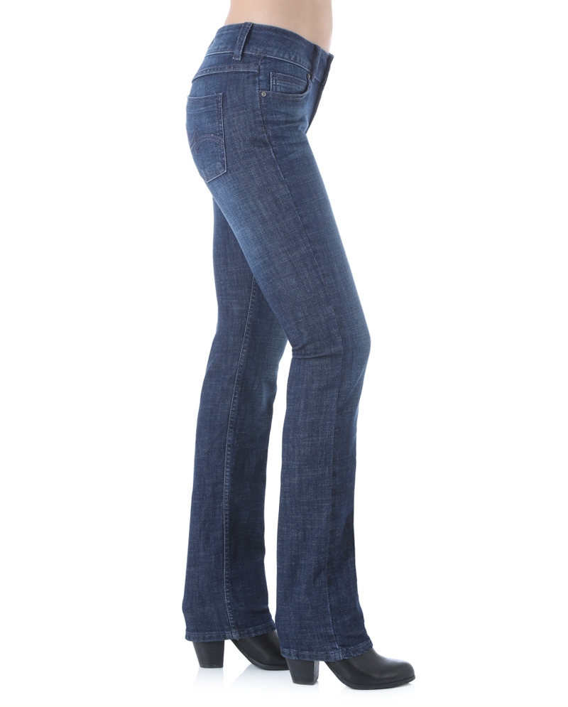 Wrangler® Ladies' Mid Rise Straight Leg Jean - Fort Brands