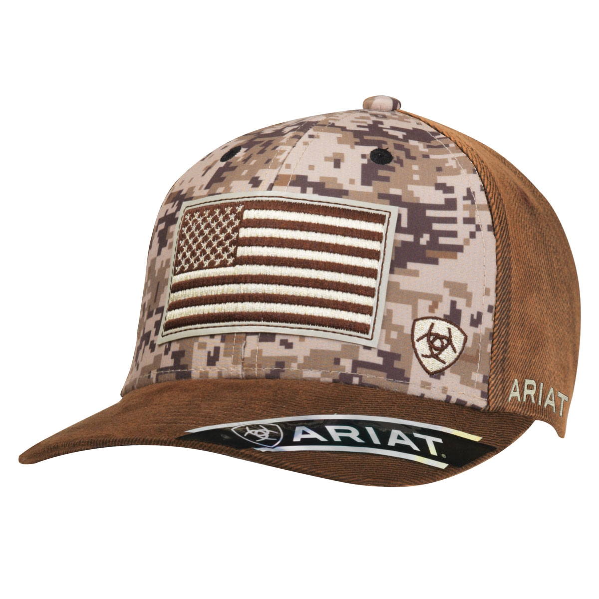 Ariat Men s Digi Camo Flag Cap Fort Brands