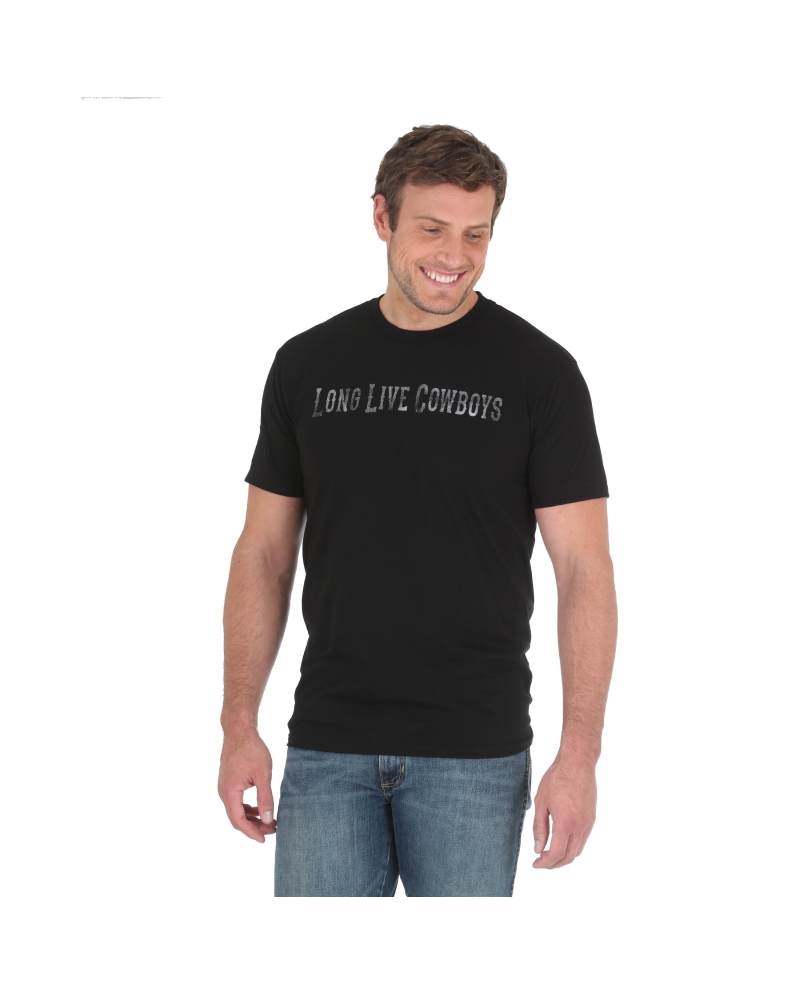 Rock 47 by Wrangler® Men's Long Live Cowboys Tee - Fort Brands Rock 47 by Wrangler® Men's Long Live Cowboys Tee - Fort Brands