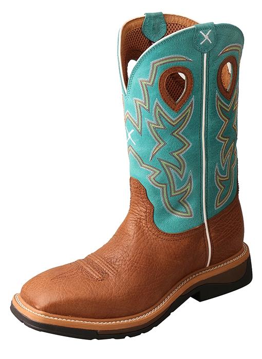 twisted x black lite cowboy work boots