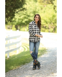 Wrangler® Ladies' Assorted Long Sleeve Flannel Shirt