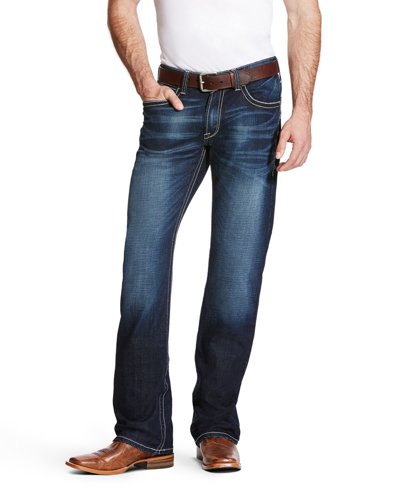 Ariat® Men's Adkins Low Rise Boot Cut Jeans - Fort Brands