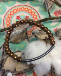 Madison & Barrett® Ladies' Facet Copper Bracelet
