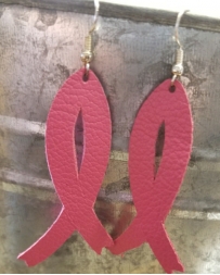 Ladies' Hot Pink Breast Cancer Ribbon