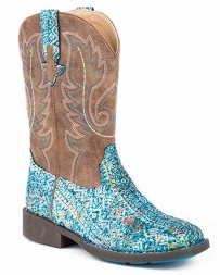 Roper® Girls' Glitter Aztec Boot