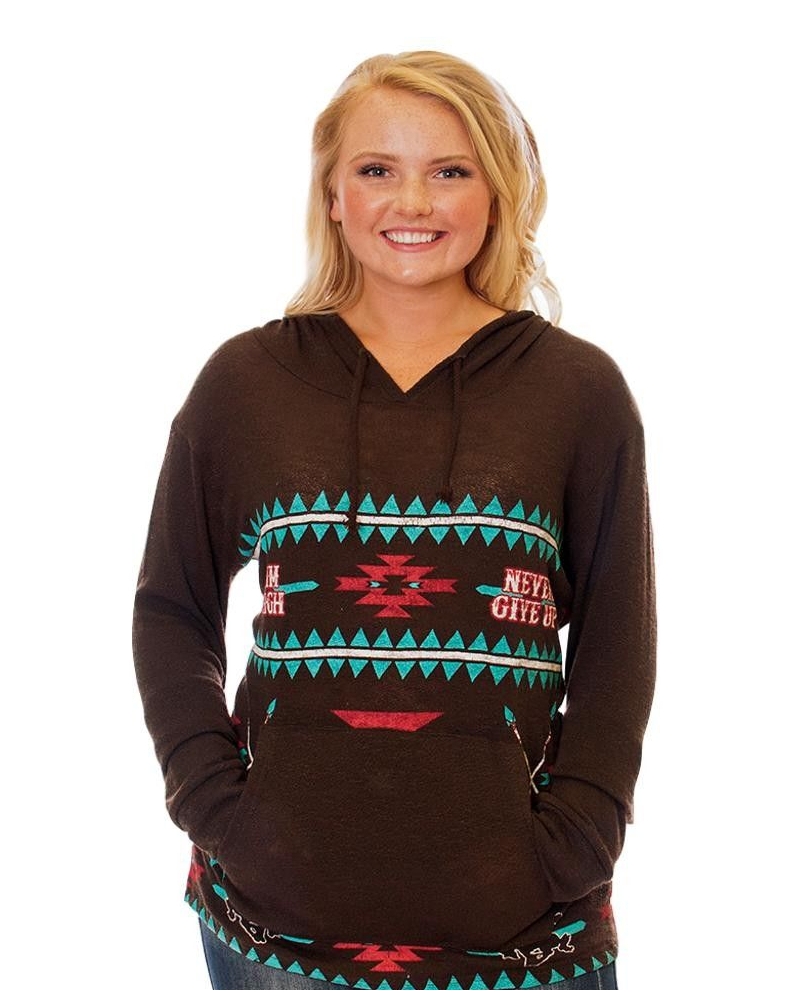 ladies knitted hoodie