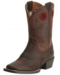 Ariat® Kids' Roughstock Brown Oiled Rowdy Boots - Child