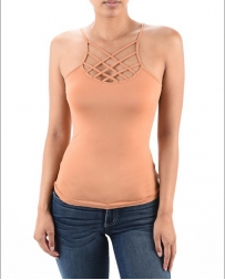 Younique® Ladies' Criss Cross Strappy Tank