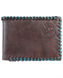 Hooey® Men's Roughy Sig Bifold Turqouise