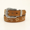 Ladies' Embroidered Flower Belt - Plus