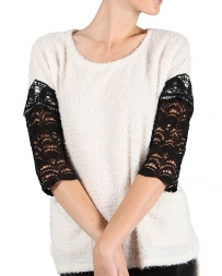 RYU® Ladies' Sweater Top with Lace