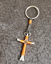 Men's Nail Cross Key Chain