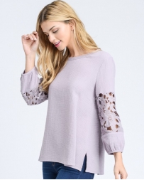 Ladies' Trapedze Top with Crochet