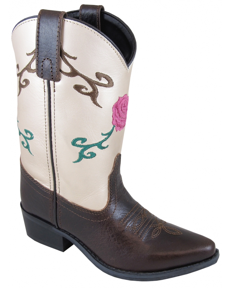 Boots Girls' Rose Embroidered Western 
