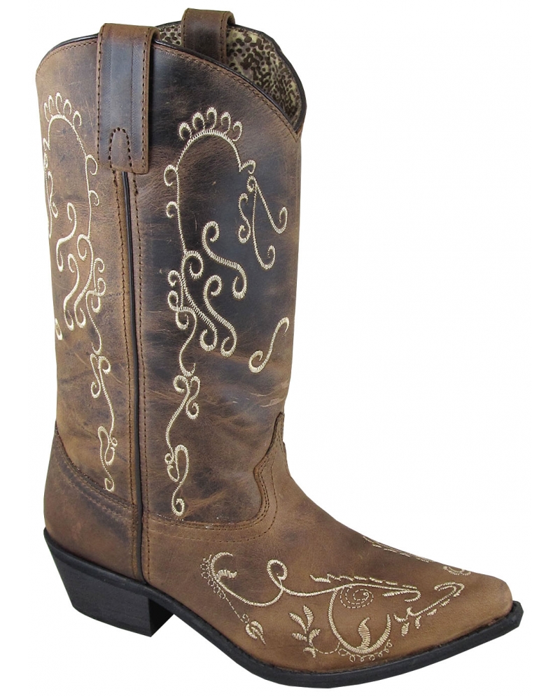 embroidered western boots