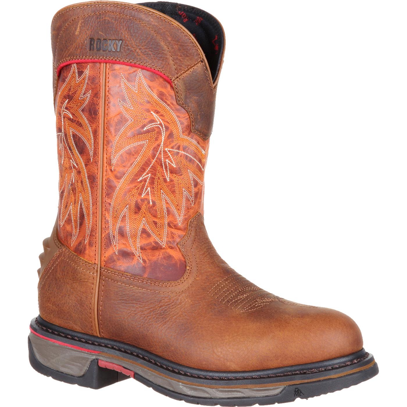 mens skull cowboy boots