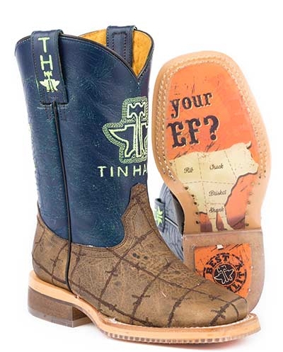 Tin Haul® Kids' ALL Beef Boots - Fort 