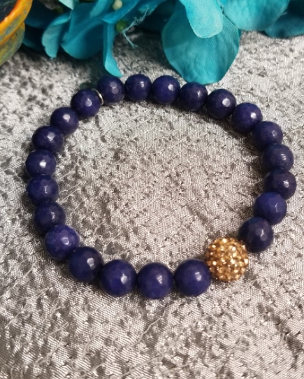 Madison Barrett Las Lis Blue Jade Bracelet Fort Brands