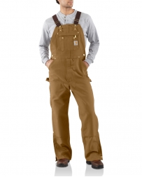 Carhartt® Men's Duck Zip-to-Thigh Bib Overall - Unlined