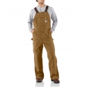 Carhartt® Men's Duck Zip-to-Thigh Bib Overall - Unlined