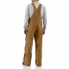 Carhartt® Men's Duck Zip-to-Thigh Bib Overall - Unlined