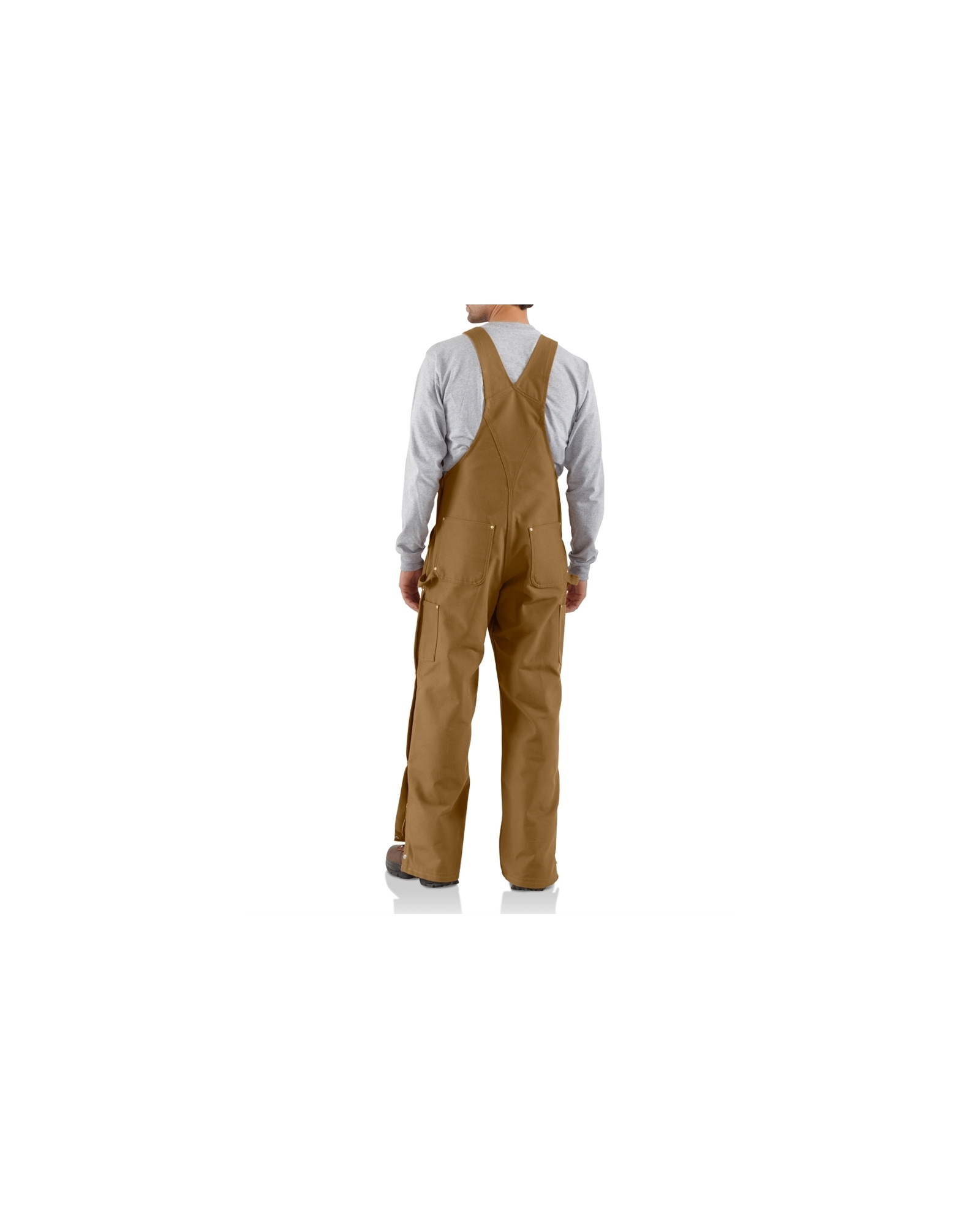 Carhartt® Men's Duck Zip-to-Thigh Bib Overall - Unlined - Fort Brands