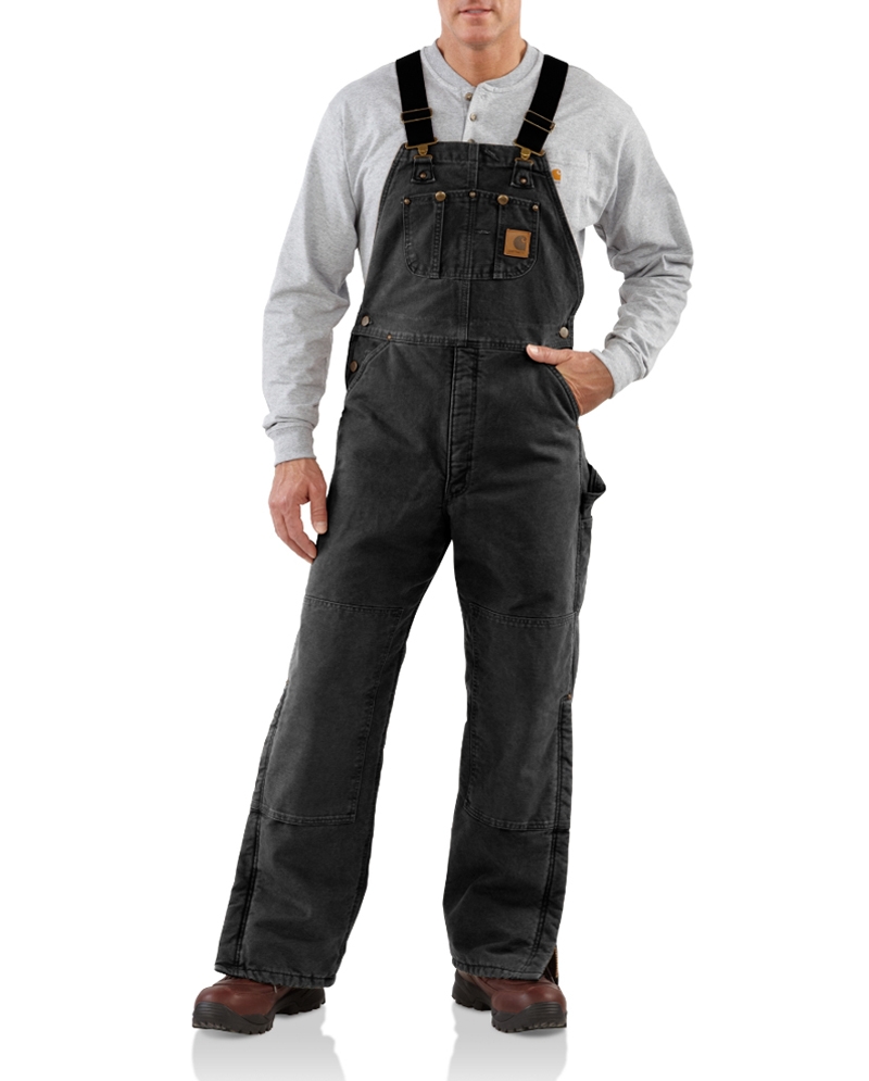 quilted bib overalls