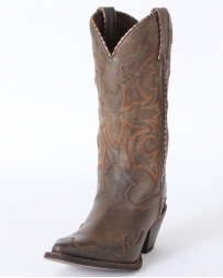 Crush by Durango® Ladies' Rock N' Scroll Saddle Tan Western Boots