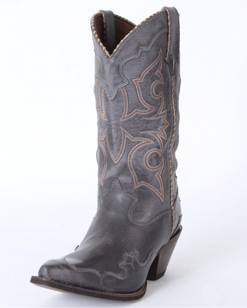 cowboy boots grey