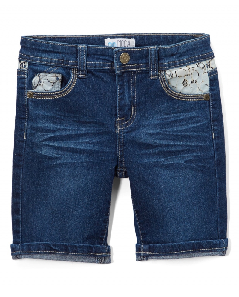 girls bermuda jean shorts