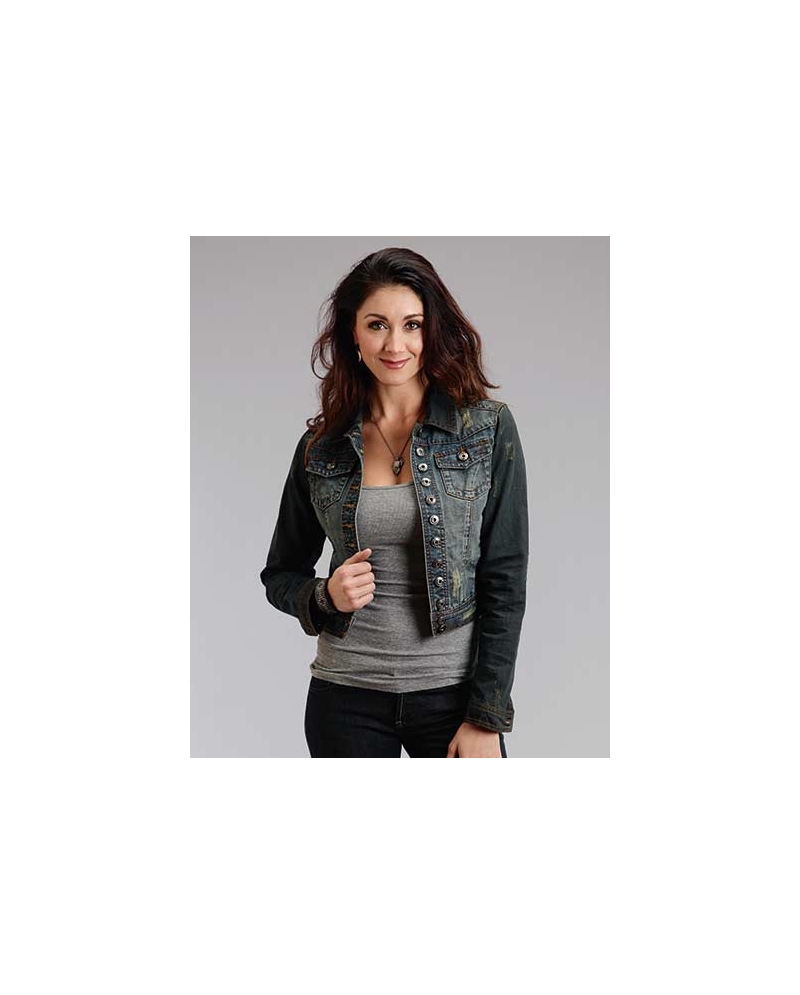 dark denim jackets ladies