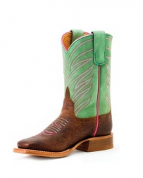 Anderson Bean Boot Company® Girls' Kids Toast Bison Green Top