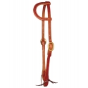 Berlin Custom Leather® One Ear Headstall with Tie