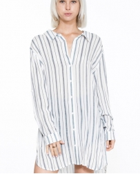 Ladies' Stripe Drawstring Dress