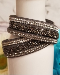 Cindy Smith® Ladies' Three Way Grey Wrap Bracelet