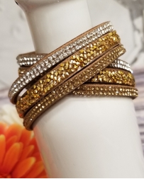 Cindy Smith® Ladies' Three Way Gold Wrap Bracelet