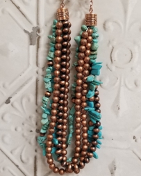 Cindy Smith® Ladies' Turquoise Multi Bead Necklace