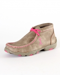 Twisted X® Kids' Pink Ribbon Driving Mocs