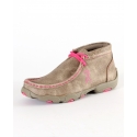 Twisted X® Kids' Pink Ribbon Driving Mocs