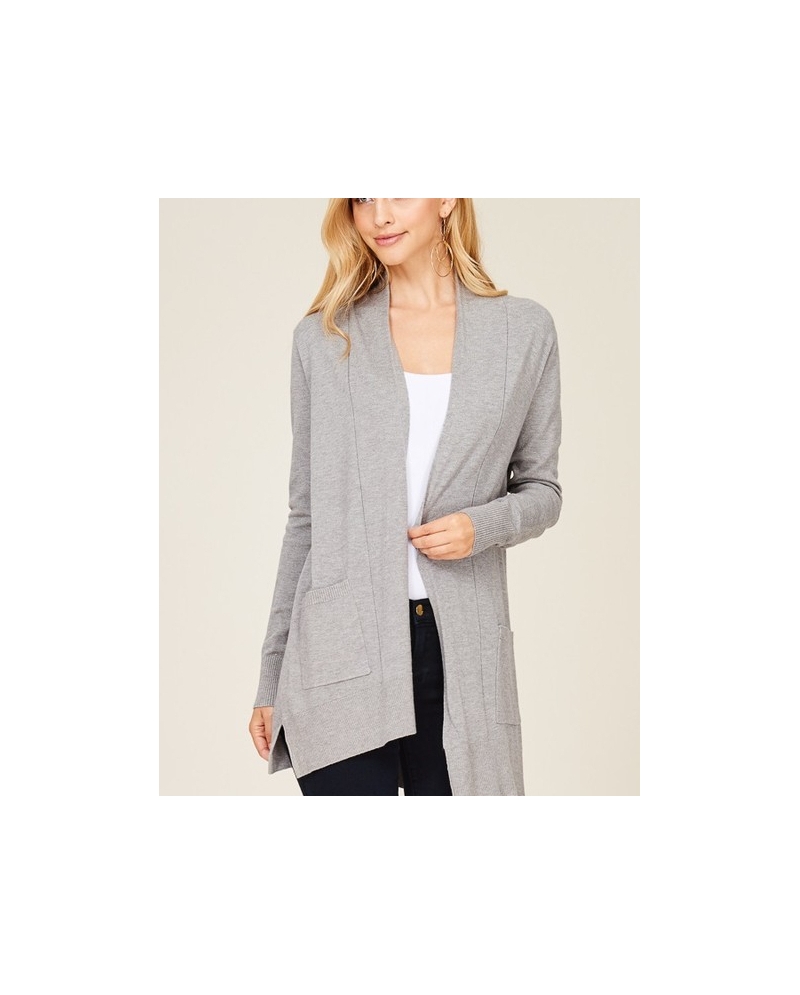 cardigan with slits on side